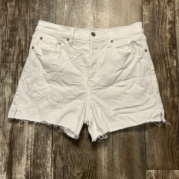 Daze White Denim Women Shorts Size 29 - Picture 11 of 11